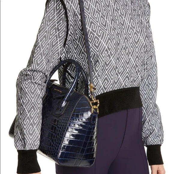 Givenchy Small Antigona Croc Embossed Purse - Picture 8 of 16
